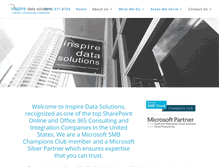 Tablet Screenshot of inspiredata.net